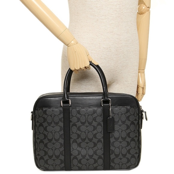 COACH PERRY SLIM BRIEF IN SIGNATURE - Picture 5 of 5